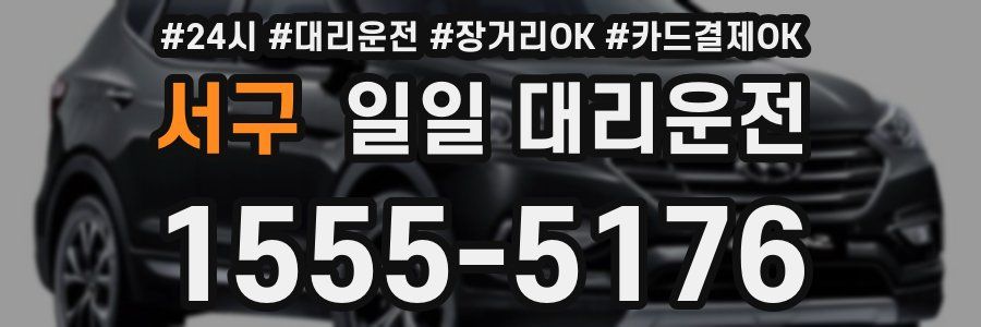 서구 일일 대리운전