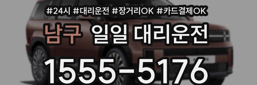 남구 일일 대리운전