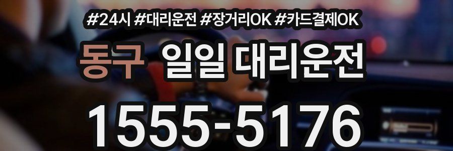 동구 일일 대리운전