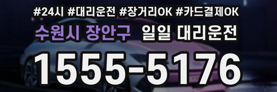수원시 장안구 일일 대리운전