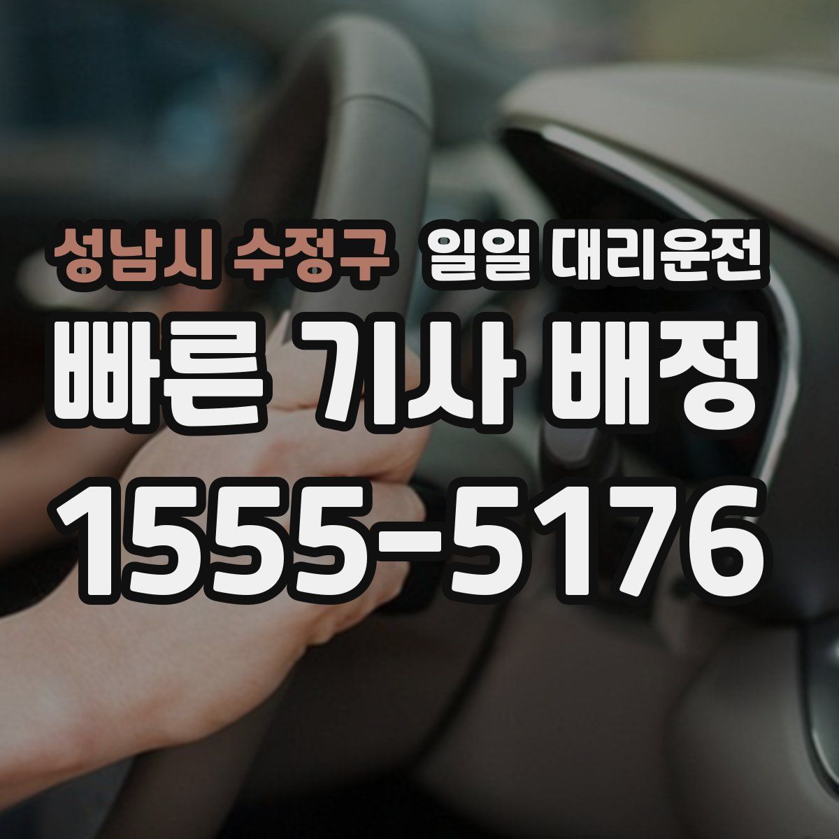 성남시 수정구 일일 대리운전