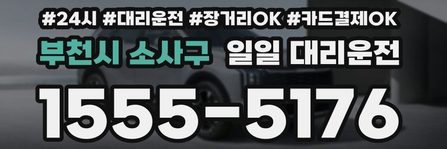 부천시 소사구 일일 대리운전