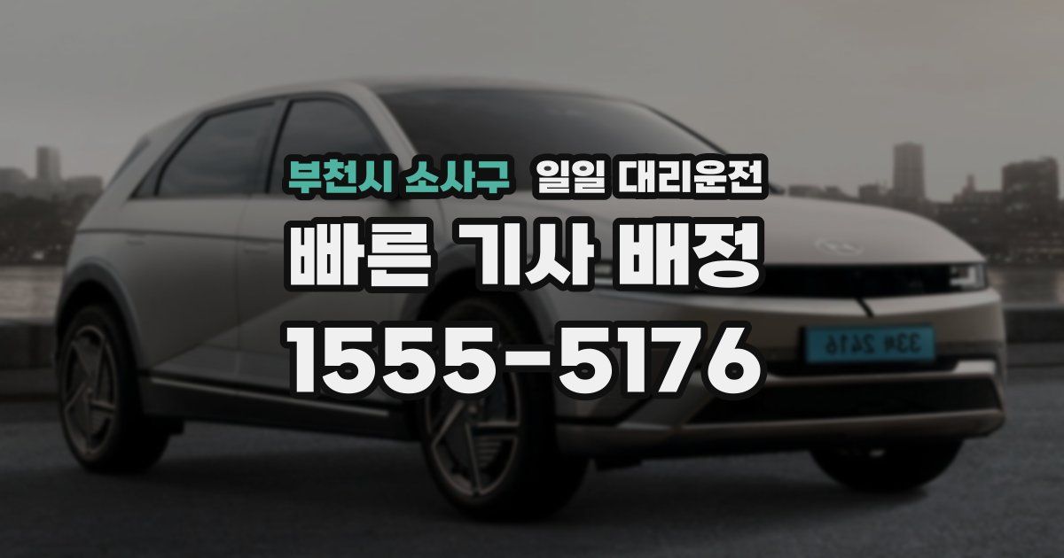 부천시 소사구 일일 대리운전