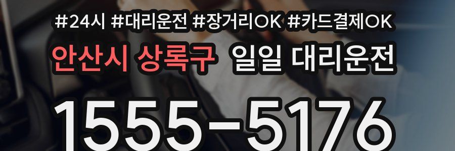 안산시 상록구 일일 대리운전