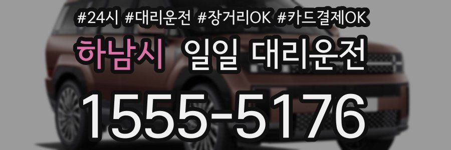 하남시 일일 대리운전