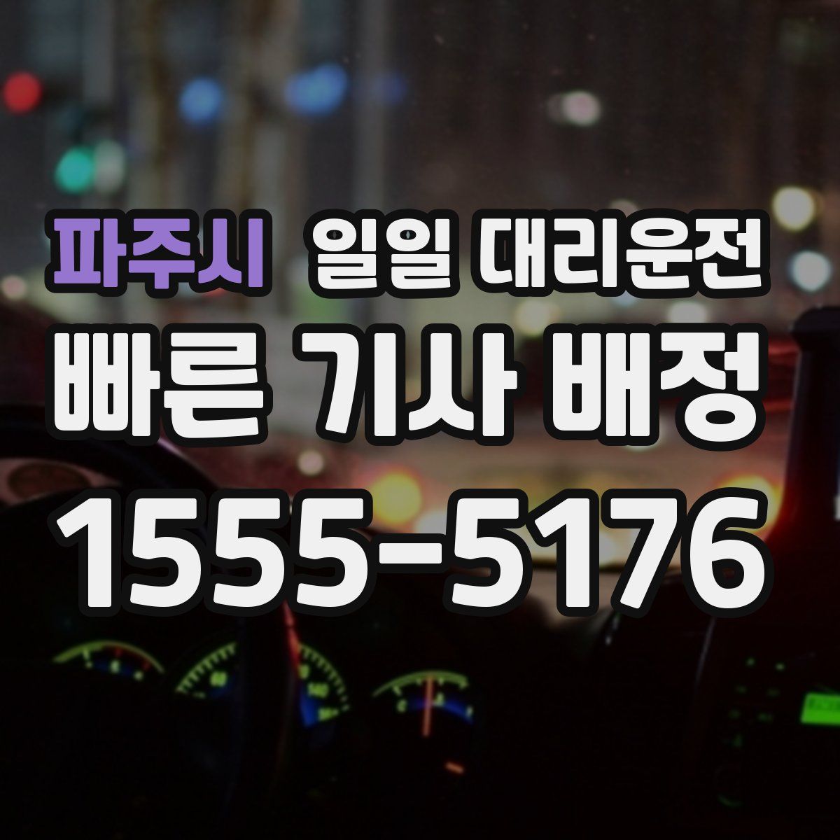 파주시 일일 대리운전