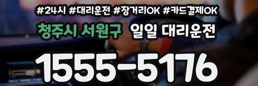 청주시 서원구 일일 대리운전