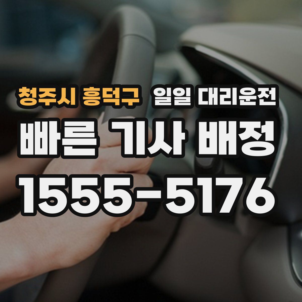 청주시 흥덕구 일일 대리운전