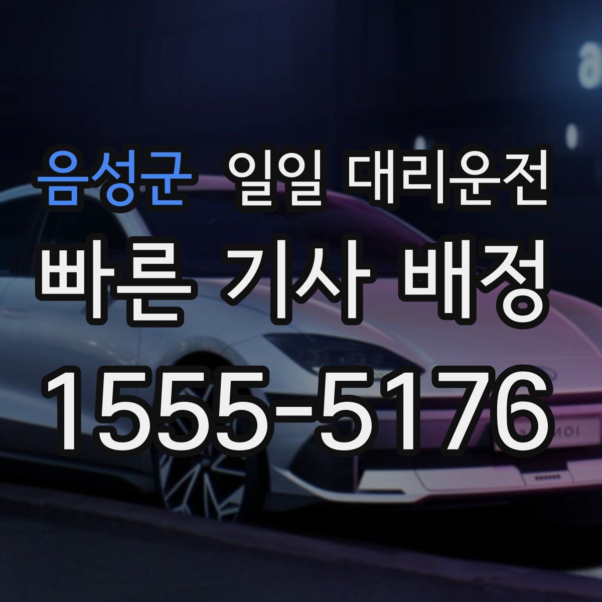 음성군 일일 대리운전