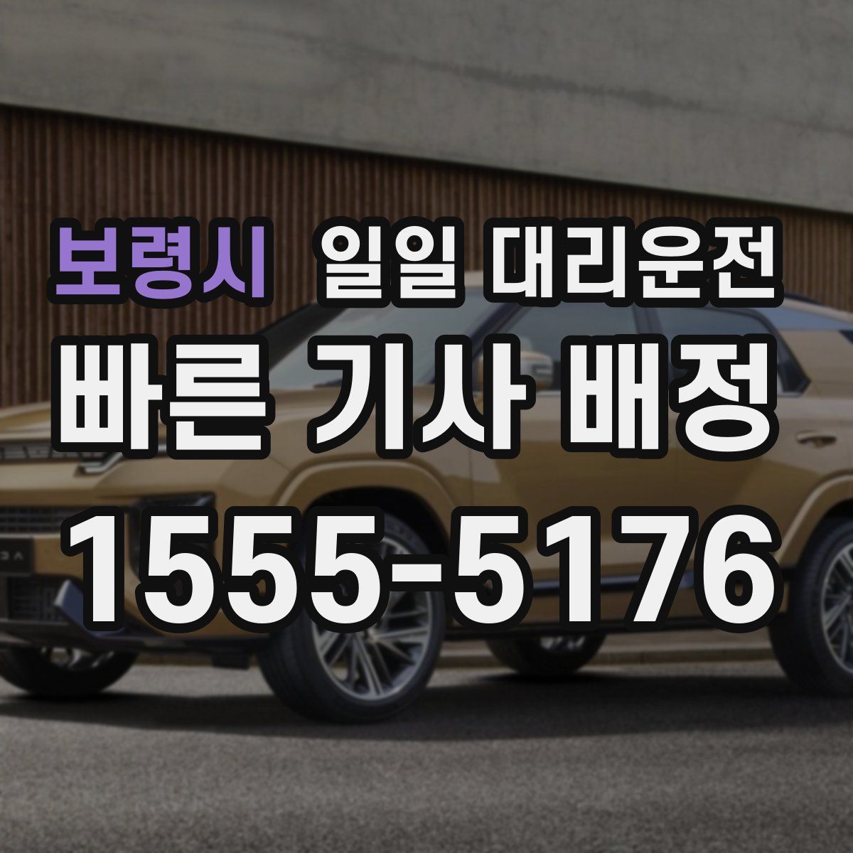 보령시 일일 대리운전