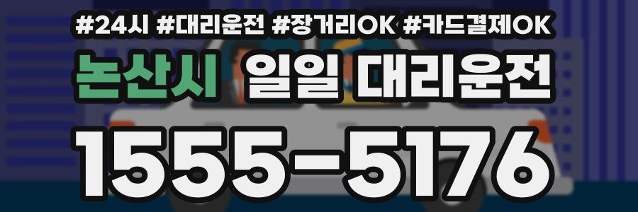 논산시 일일 대리운전