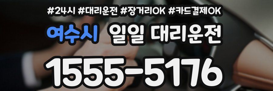 여수시 일일 대리운전