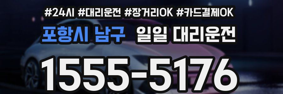 포항시 남구 일일 대리운전