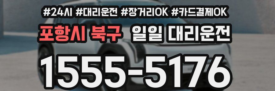 포항시 북구 일일 대리운전