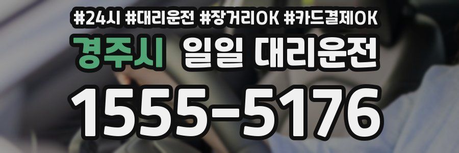 경주시 일일 대리운전