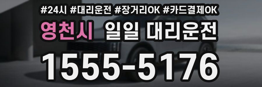 영천시 일일 대리운전
