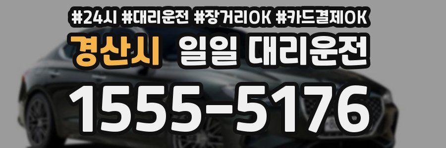 경산시 일일 대리운전