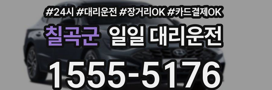 칠곡군 일일 대리운전