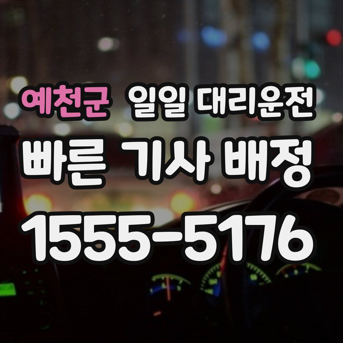 예천군 일일 대리운전