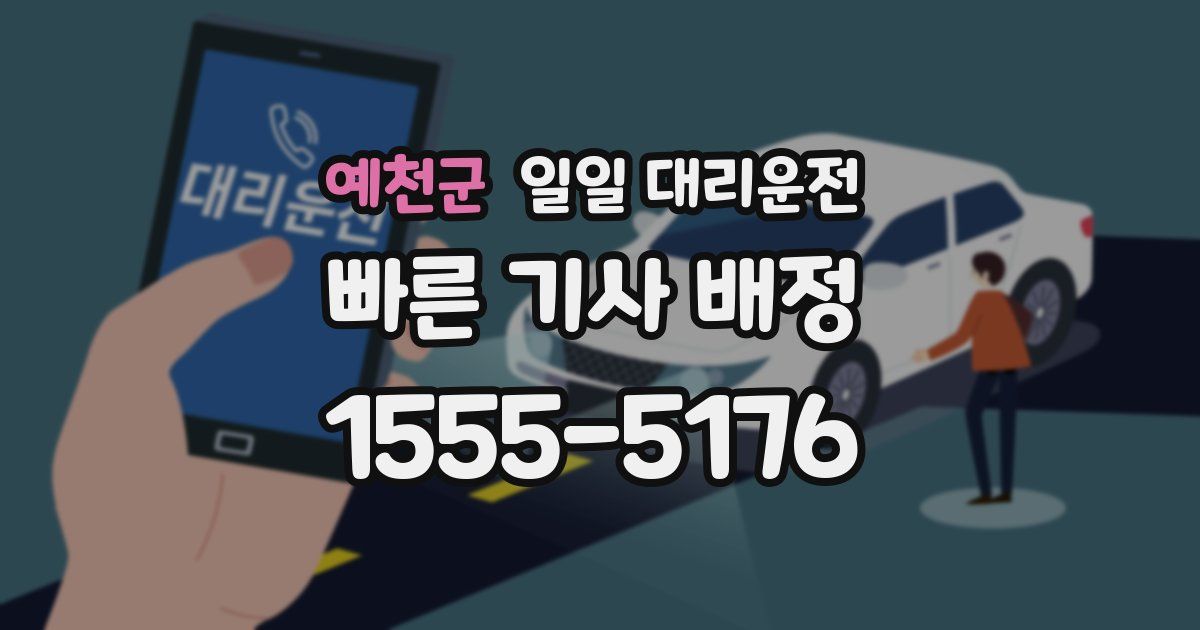 예천군 일일 대리운전