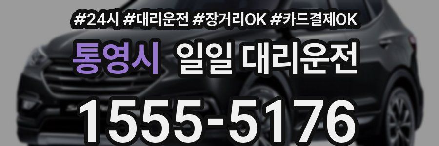 통영시 일일 대리운전