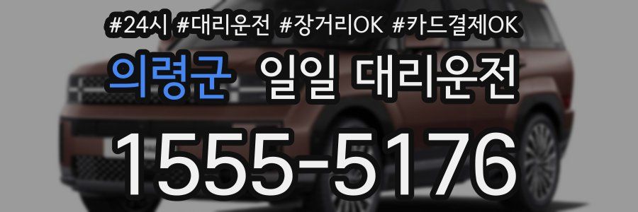 의령군 일일 대리운전