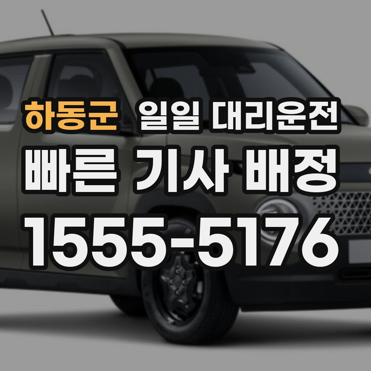 하동군 일일 대리운전