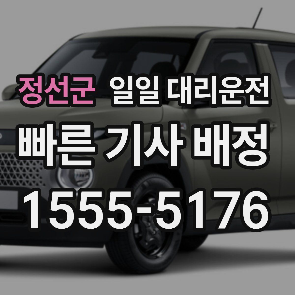 정선군 일일 대리운전