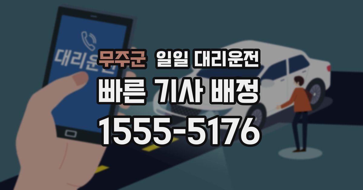 무주군 일일 대리운전