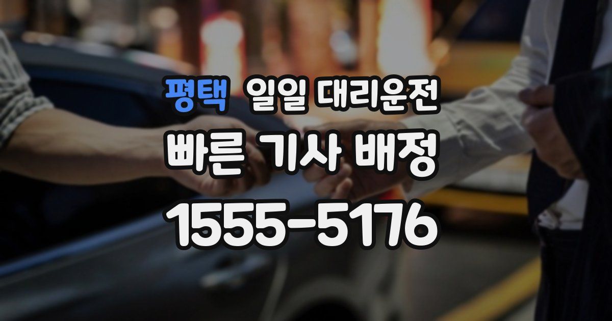 평택 일일 대리운전