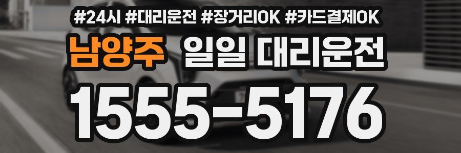 남양주 일일 대리운전
