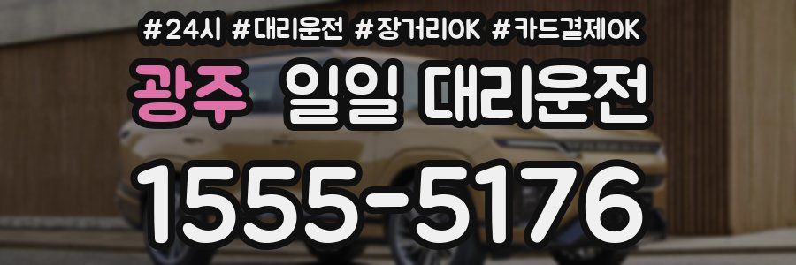 광주 일일 대리운전