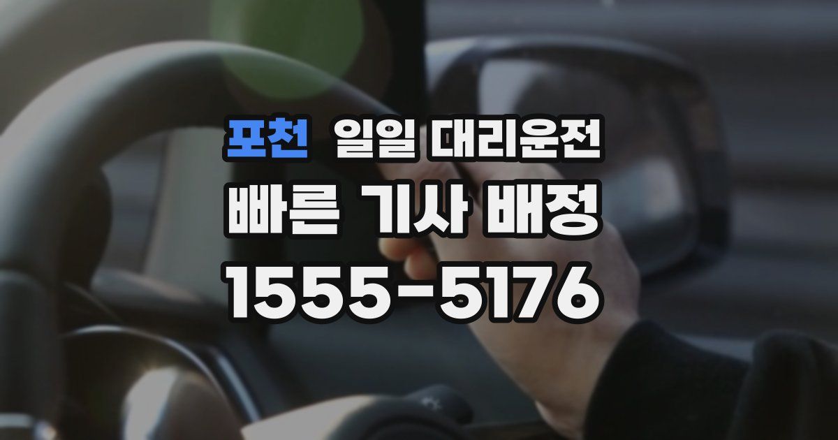 포천 일일 대리운전