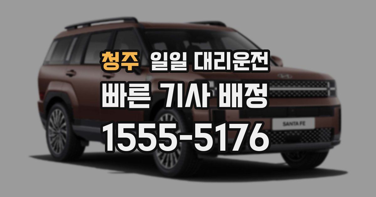 청주 일일 대리운전