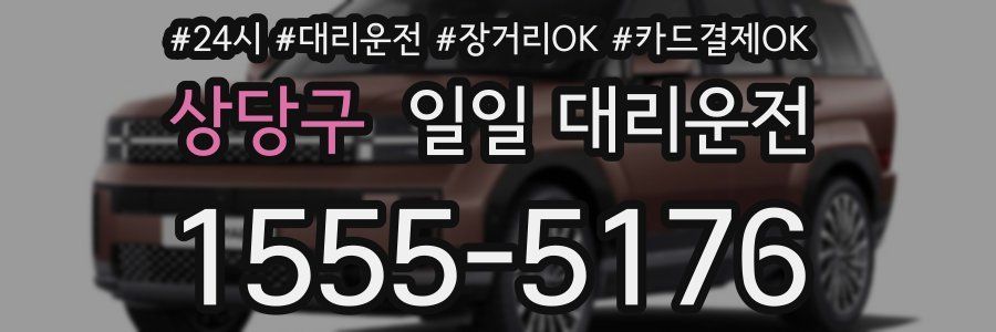상당구 일일 대리운전