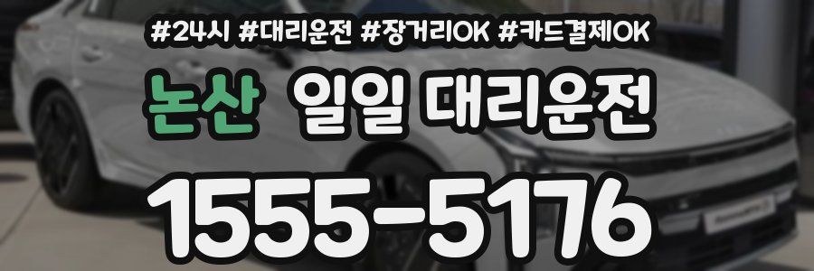 논산 일일 대리운전