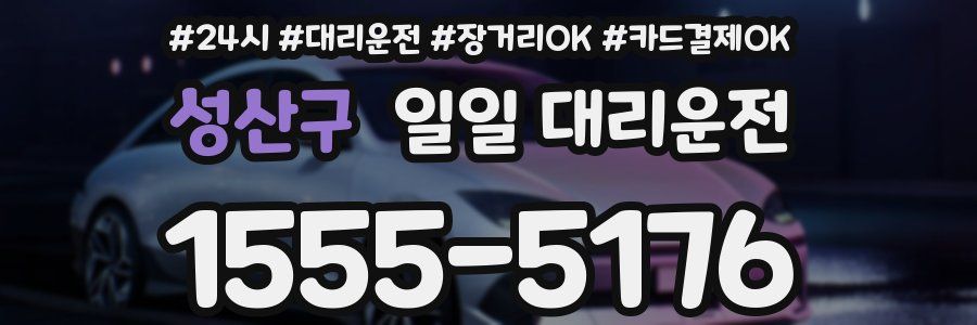성산구 일일 대리운전