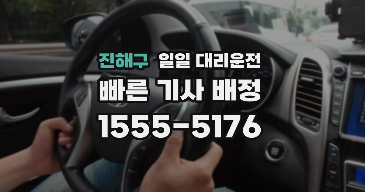 진해구 일일 대리운전
