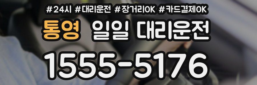 통영 일일 대리운전