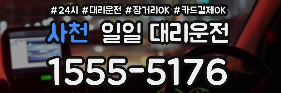 사천 일일 대리운전