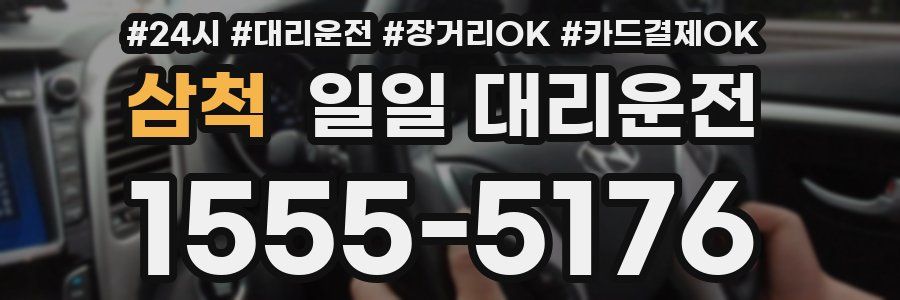 삼척 일일 대리운전