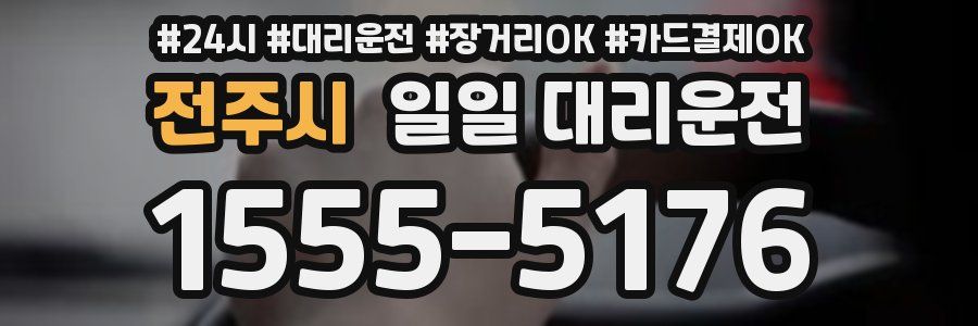 전주시 일일 대리운전