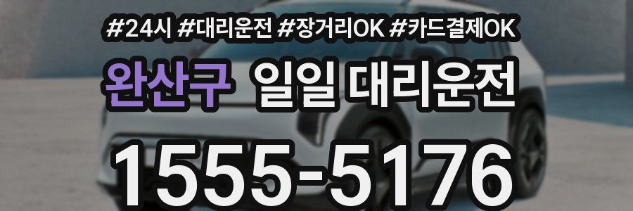 완산구 일일 대리운전
