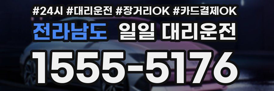 전라남도 일일 대리운전