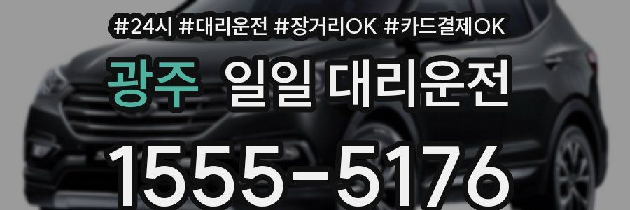 광주 일일 대리운전