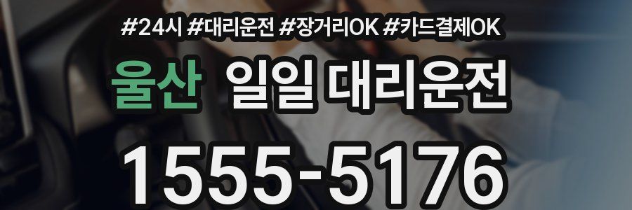 울산 일일 대리운전