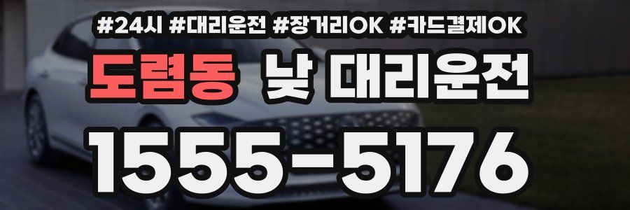도렴동 낮 대리운전
