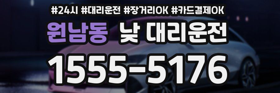 원남동 낮 대리운전