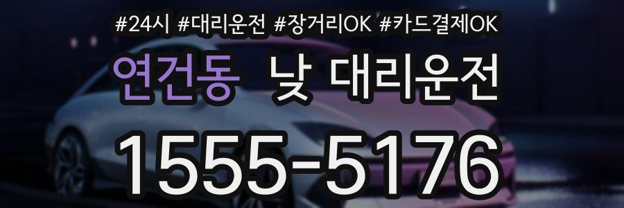연건동 낮 대리운전