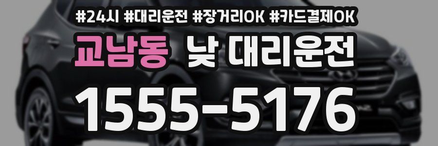 교남동 낮 대리운전